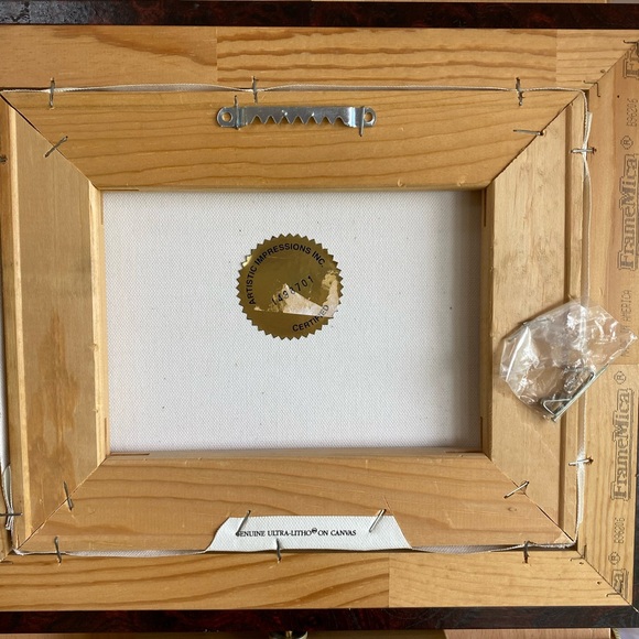 Mary Ann MA Vessey Folk Art Canvas Lithograph - Picture 11 of 11